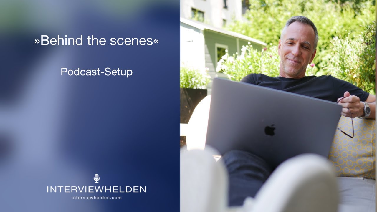 Podcast Setup - Behind the scene