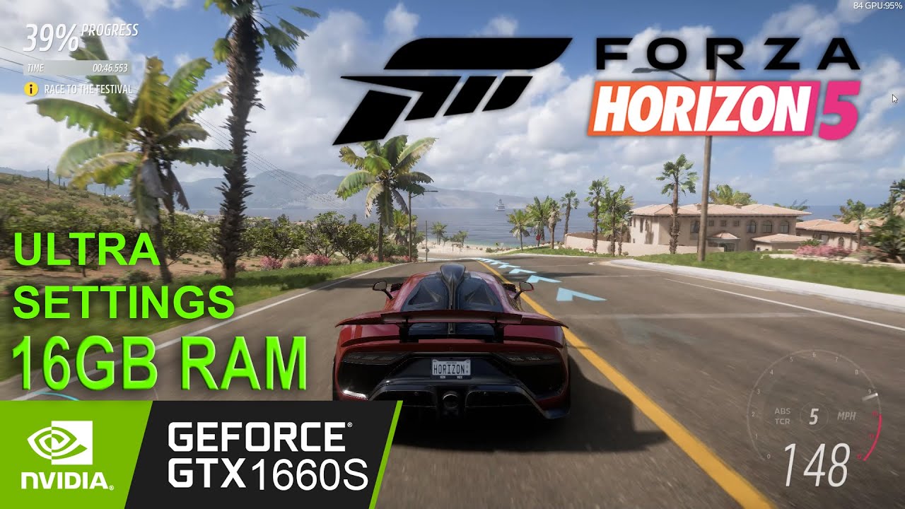 Forza Horizon 5 GTX 1660 Super 16GB RAM i5 10400F -  (2023)