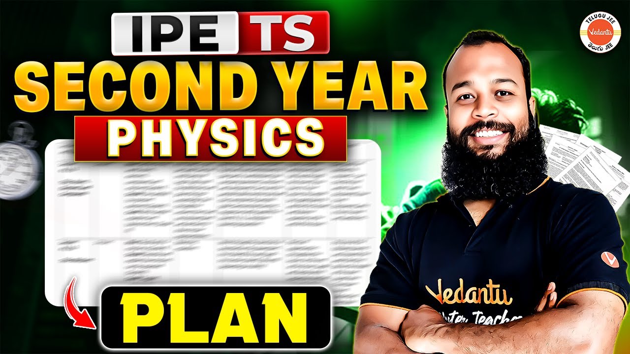 Complete PHYSICS IPE 2nd Year Road Map | IPE Telangana 2026 #ipe2026 #interphysics #boardexams2026