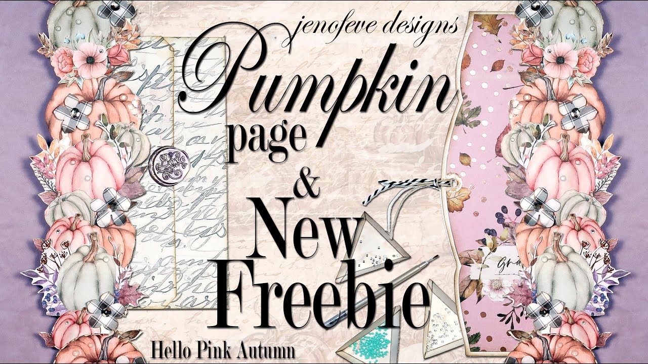 Pumpkin Pocket Page + NEW Freebie + Inserts