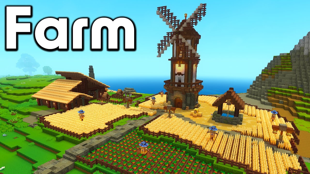 I Built a Farm in My Hytale Forever World
