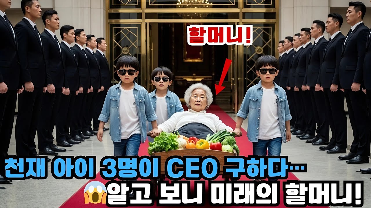 세 명의 천재 꼬마가 길에서 쓰러진 여CEO를 구했는데… 알고 보니 미래의 할머니였다!