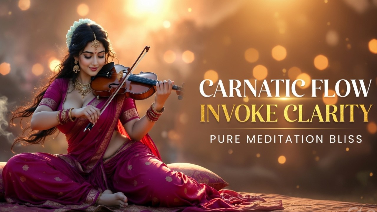 🎻 Carnatic Violin for Focus: Secret for Clarity ✨☀️