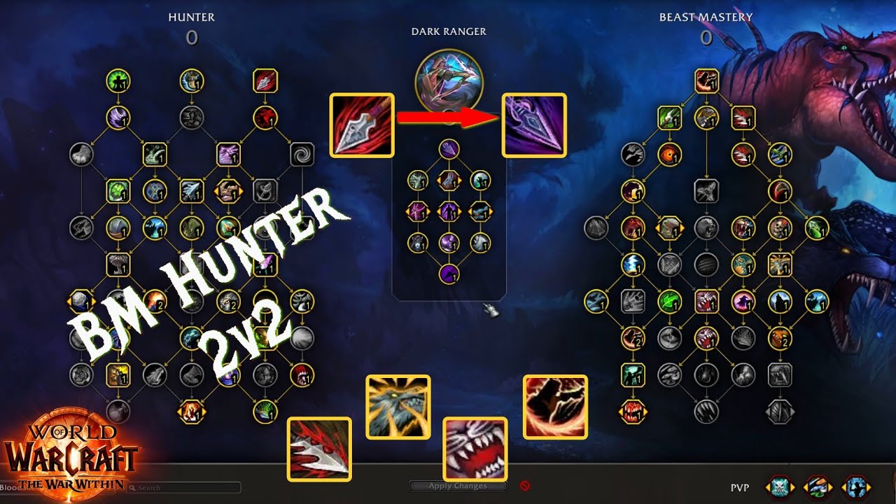Beast Mastery Hunter 2v2 Arena Games | TWW