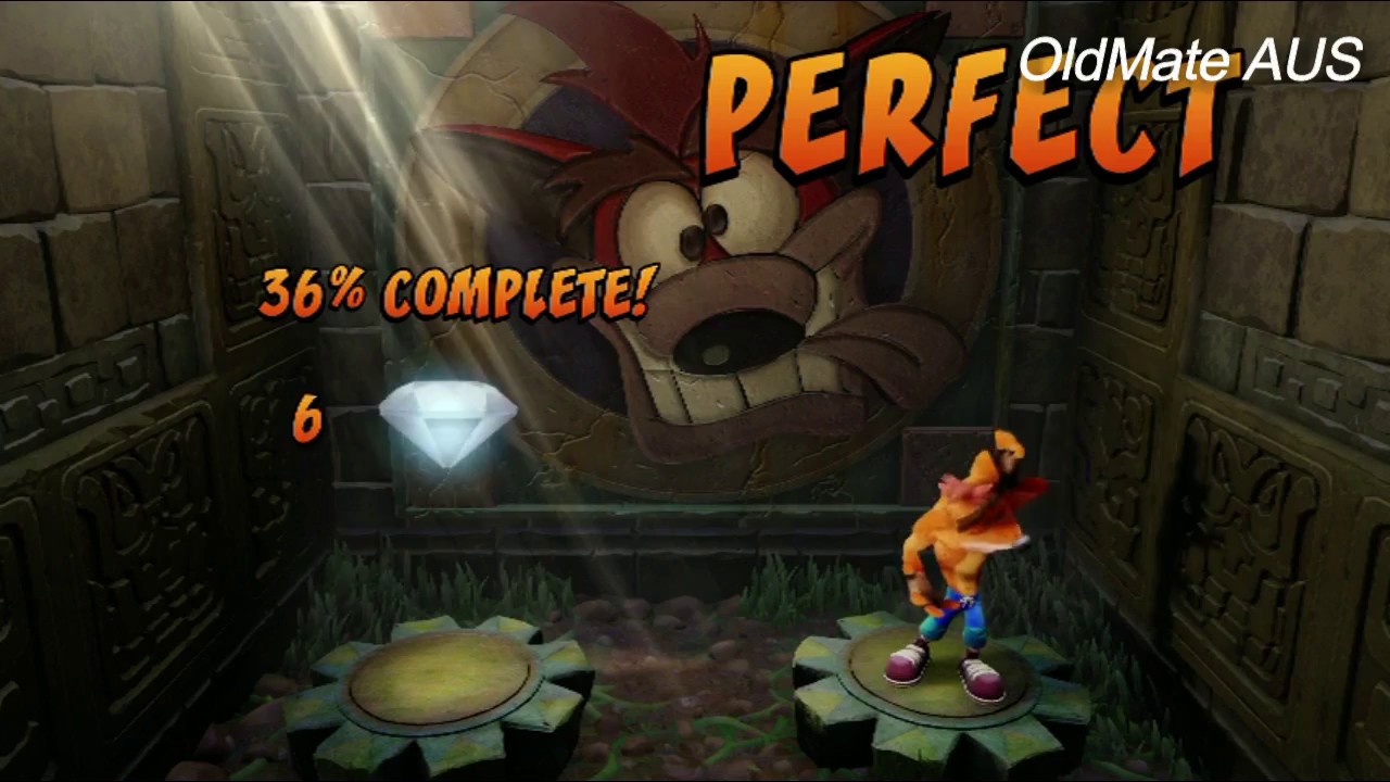 crash 1 Key #1 sunset vista and all boxes 100%