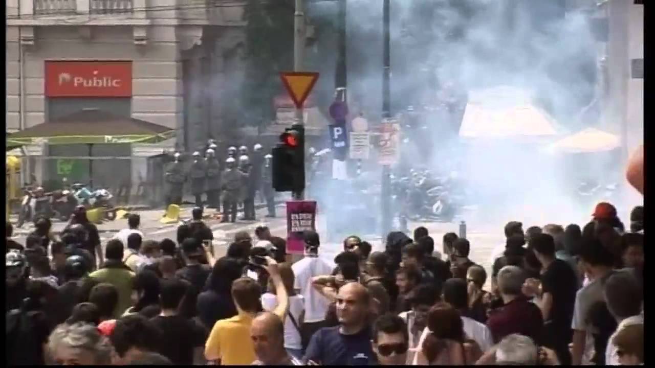 Violent protests in Athens
