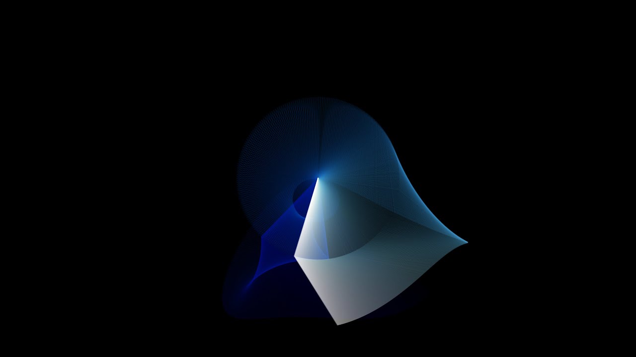 Chaos simulation using 1000 uncoupled double pendulums