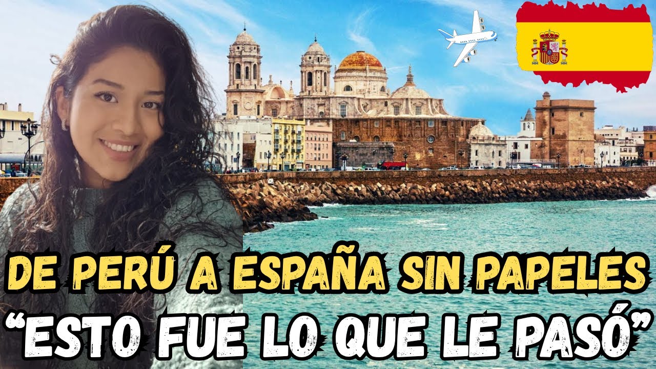 DE PERÚ A ESPAÑA SIN PAPELES… ESTO FUE LO QUE LE PASÓ 🧳🔥