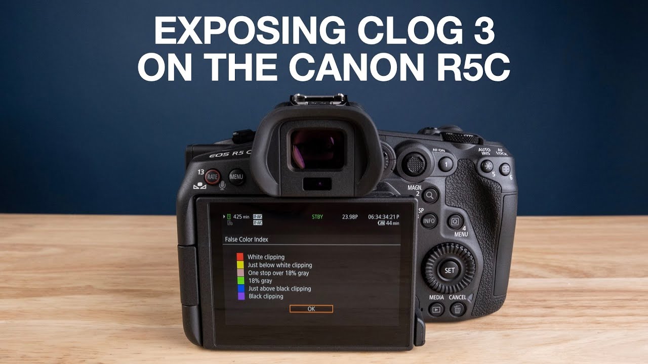 Canon R5C — Как экспонировать Clog 3