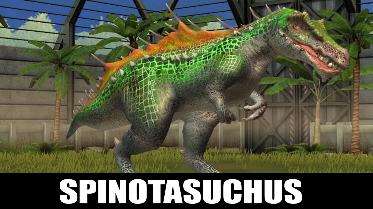 SPINOTASUCHUS MAX LEVEL 40 - Jurassic World The Game