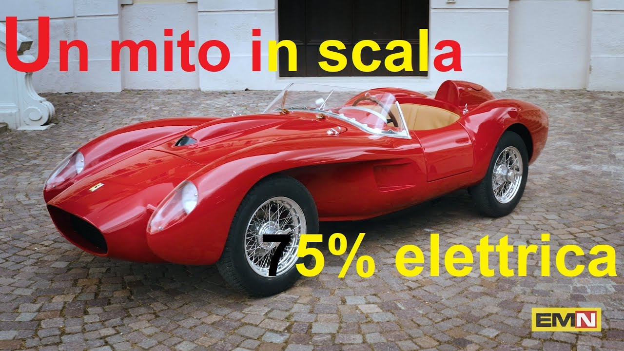 Replica del mito Ferrari Testa Rossa J in scala 75% elettrica - Electric Motor News n&deg; 25 (2022)