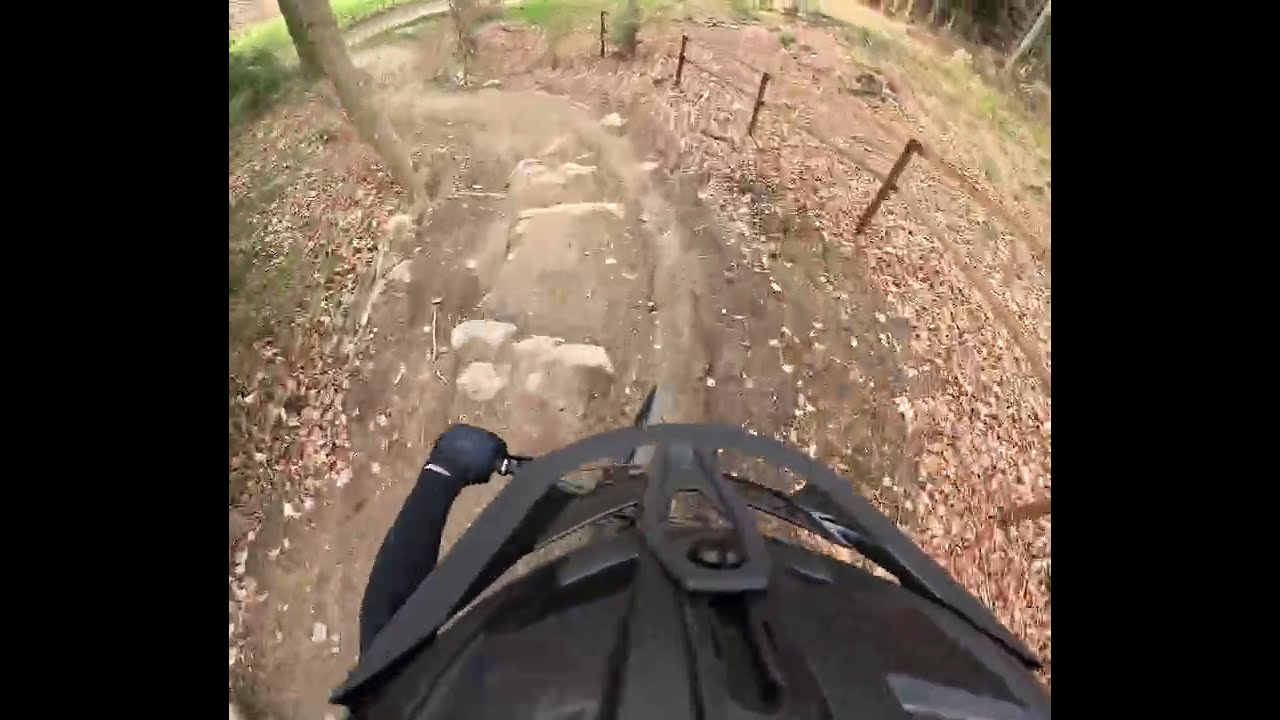 I went downhill riding with my brother, that's my goal. I love golfing and downhill riding. new bike