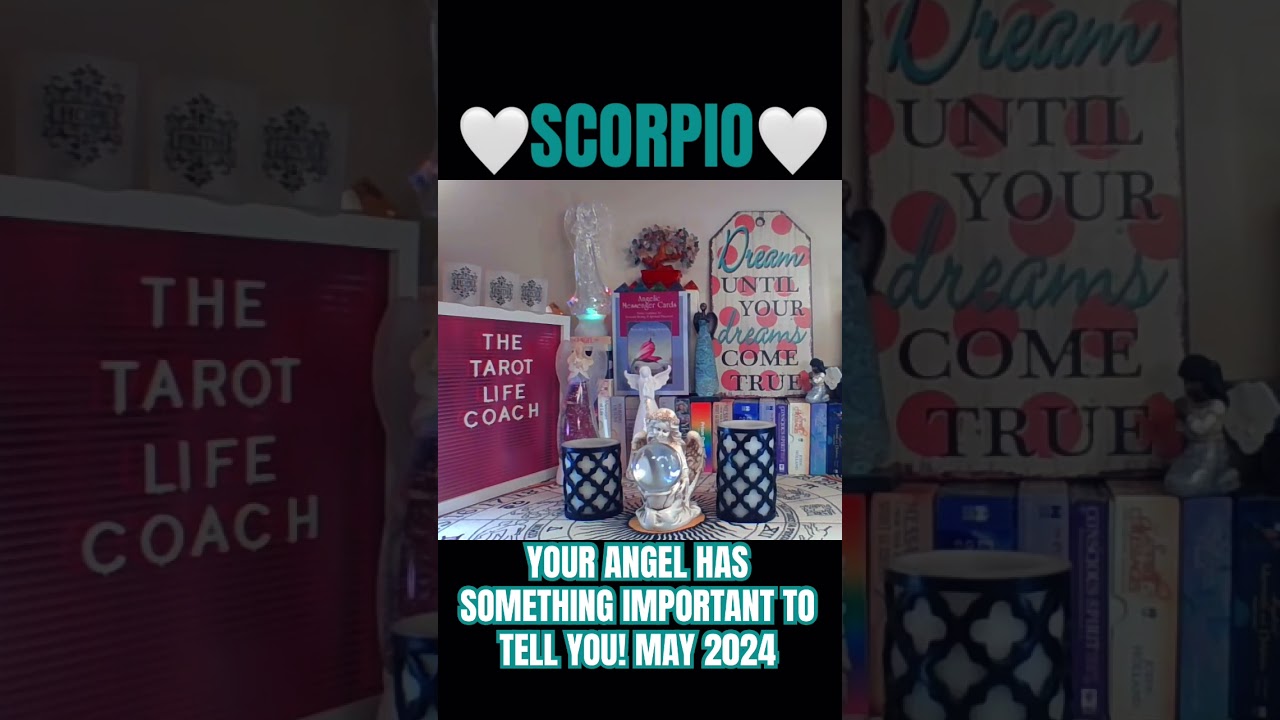 SCORPIO - YOUR ANGEL HAS SOMETHING IMPORTANT TO TELL YOU! #scorpio #angel #angelmessages #tarot #fyp