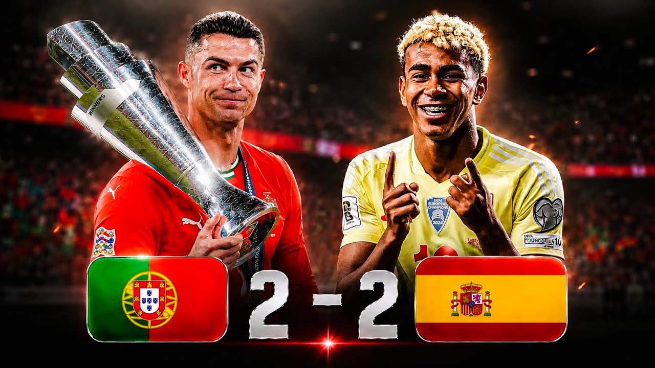 🇵🇹 Portugal vs Spain 🇪🇸 Nations League Final Malayalam Commentary | Match Recreation Malayalam