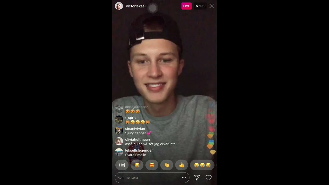 Victor Leksell's Instagram Live 17/10-18