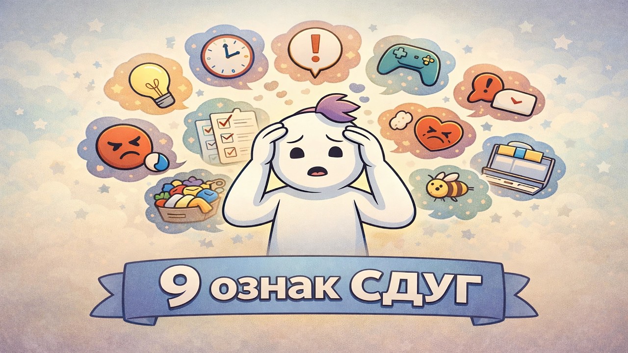 Чому мозок постійно перевантажений? 9 ознак СДУГ
