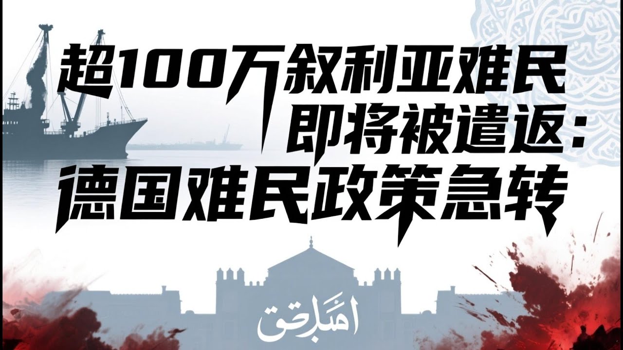超100万叙利亚难民即将被遣返：德国难民政策急转