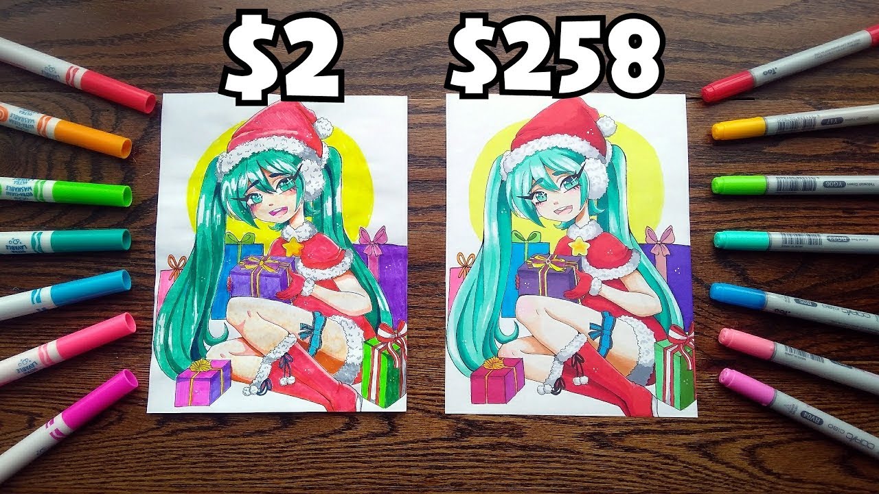 ☆ $2 vs $258 MARKERS || Crayola vs Copics!! ☆