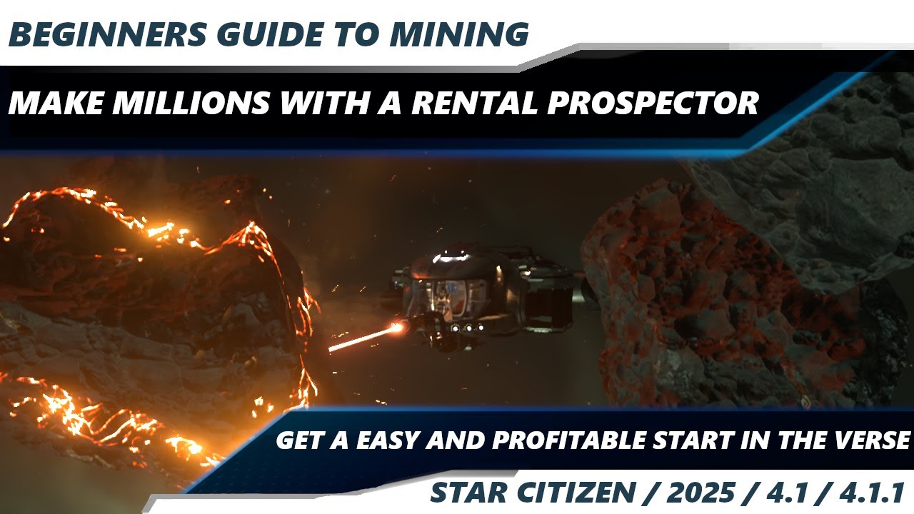 Star Citizen 4.1 | Руководство для начинающих по одиночной добыче полезных ископаемых | Заработай...