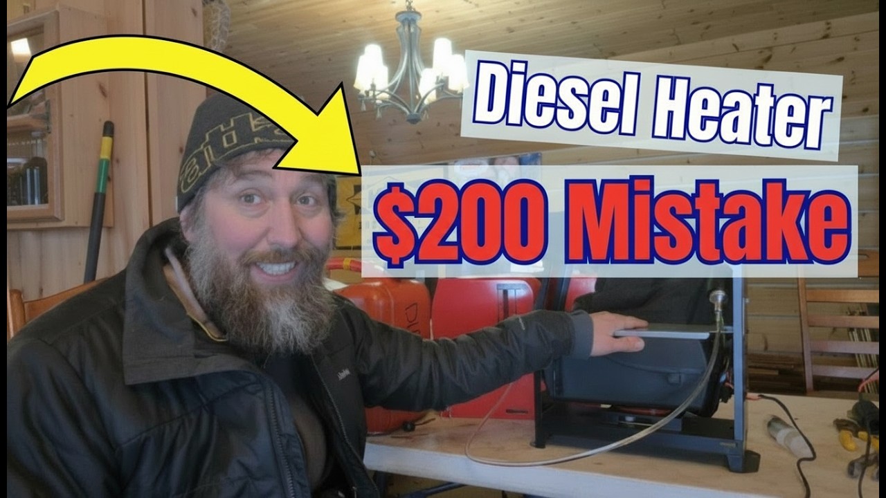 How to Run a Diesel Heater from a Jerry Can (Cheap Way vs $200 Mistake)