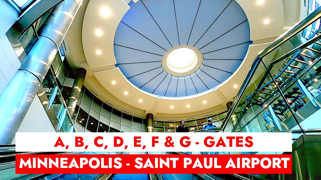 🇺🇸 MSP 🛫🛬 A, B, C, D, E, F, G - Gates | Minneapolis- Saint Paul International Airport, Minnesota