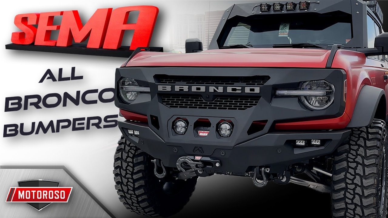 ALL the 2021+ Ford Bronco Bumper Options We Saw At SEMA 2022