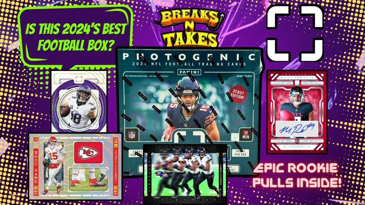 🏈 Dive Deep into 2024 Photogenic Football! 🌟 | Complete Hobby Box Review
