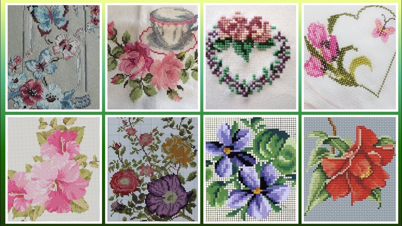 #1 Most Beautiful and Unique New Cross Stitch Patterns For Everything #CrossStitchDesign#Trend