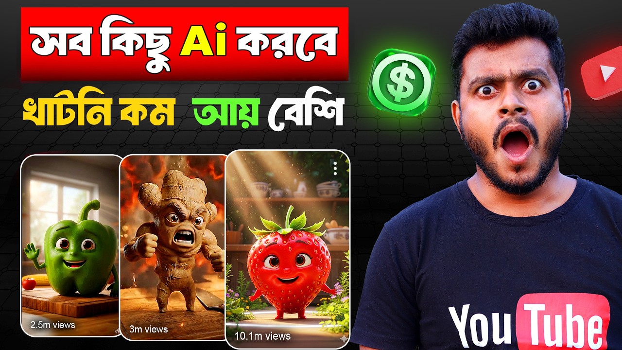 Viral - Ai ভিডিও কিভাবে বানাবো 🤩 Free Ai Video Make [Ai Health Video - Fruit & Vegetable]