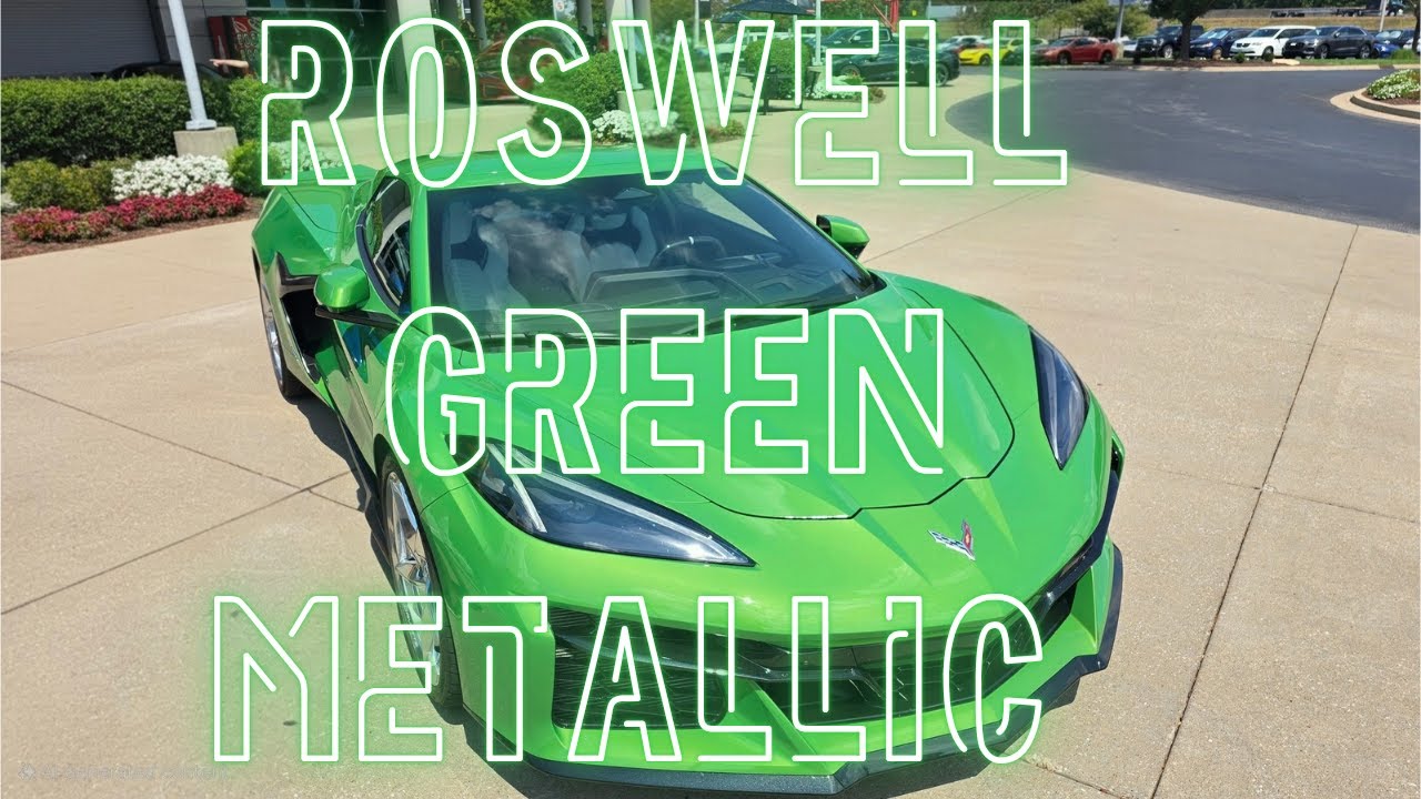 Don't buy a Roswell Green Metallic C8 Until You watch This Video!!!!