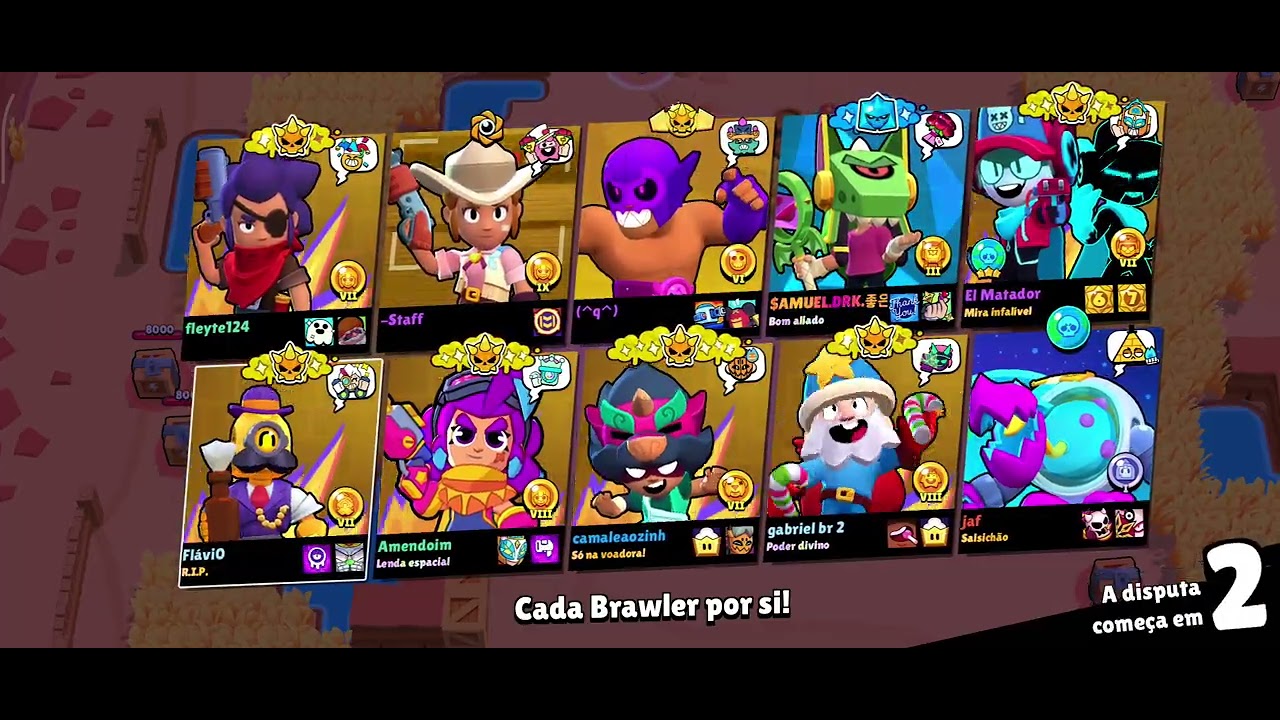 Subindo troféus no Barley Brawl Stars 