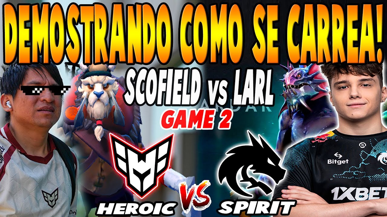 HEROIC vs TEAM SPIRIT [GAME 2] BO3 - WISPER vs YATORO - FISSURE PLAYGROUND 2 DOTA 2