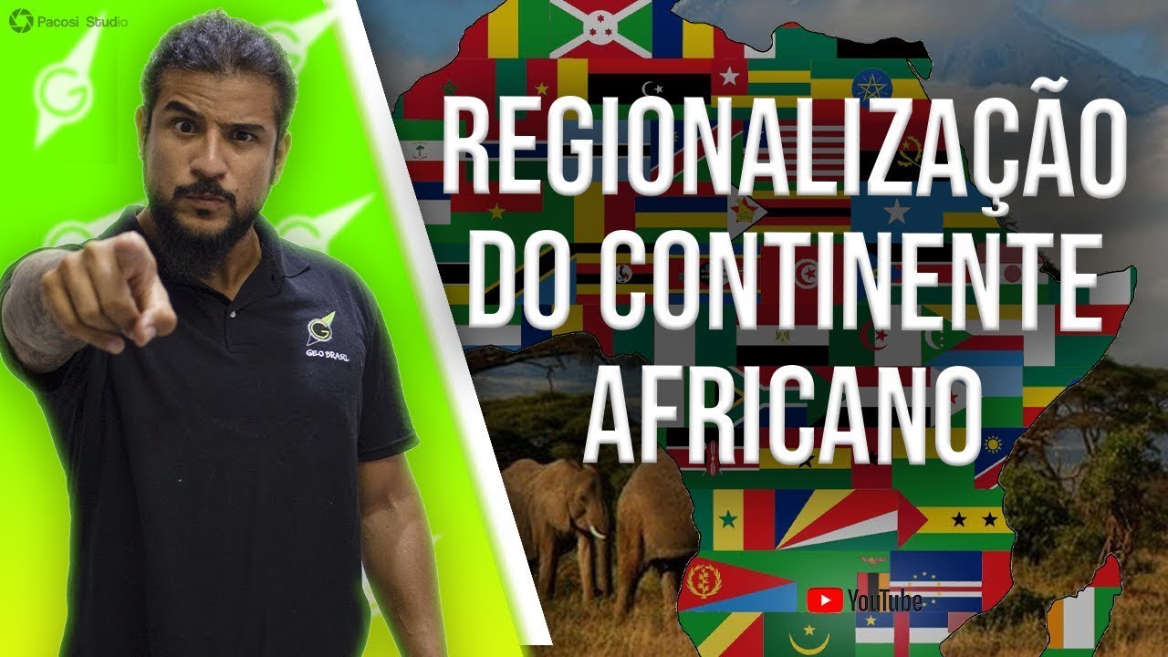Regionalização do Continente Africano - Geobrasil {Prof. Rodrigo Rodrigues}