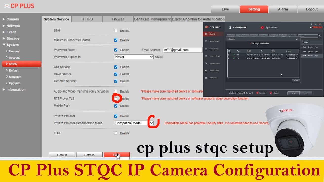 How to Configure CP Plus STQC IP Camera | Add CP Plus STQC IPC
