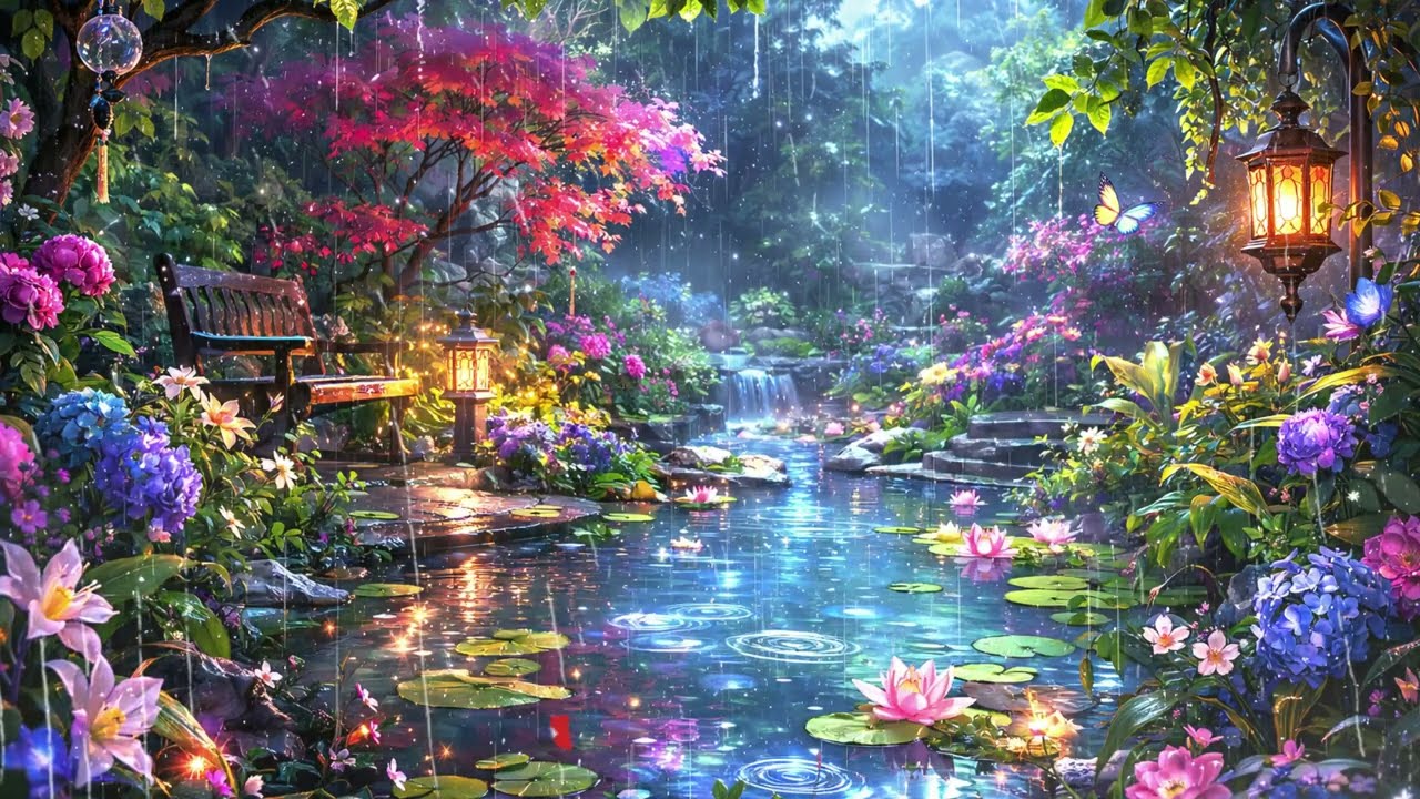 Soft Rain, Heavy Heart 🌧️ - 1 Hour Of Journey Into Deep Serenity In 528 Hz🌿