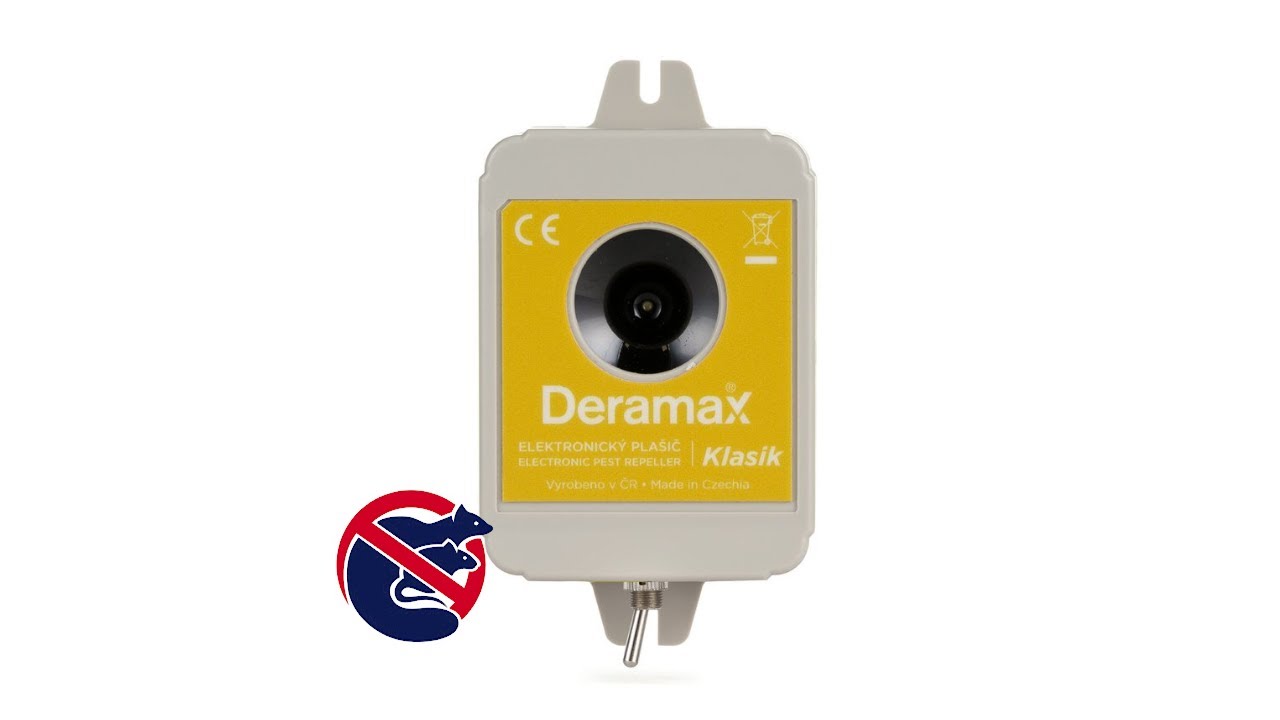 Ultrazvukov&yacute; odpuzovač pla&scaron;ič kun a hlodavců | Deramax&reg; Klasik