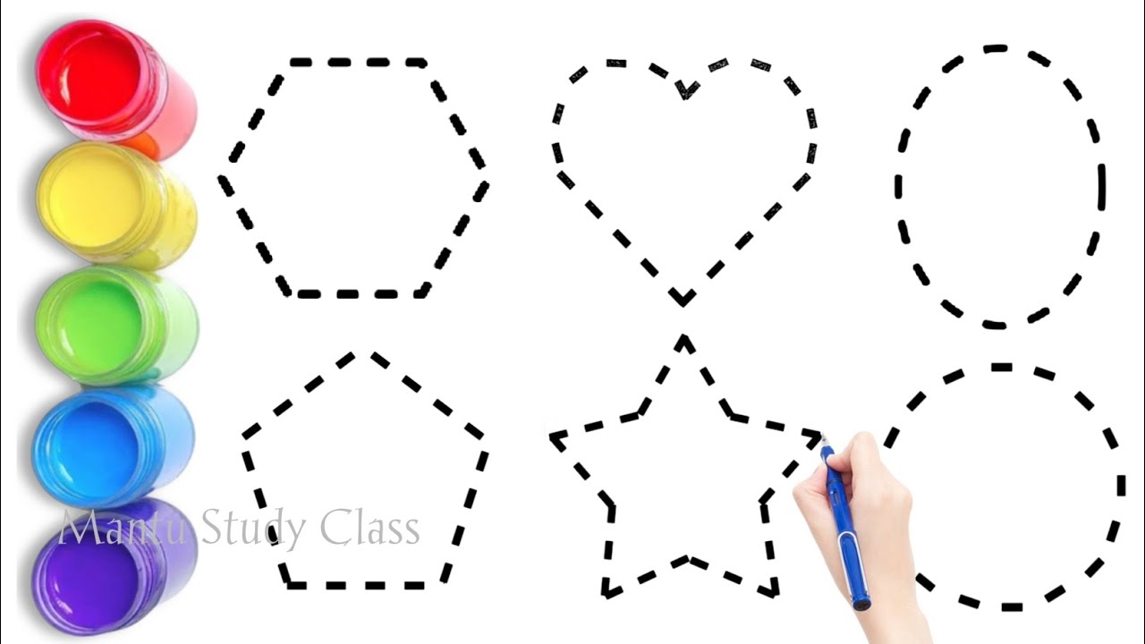 shapes for children, colours for kids, learn colors, Kittu study class ,Mantu Study Class, 165