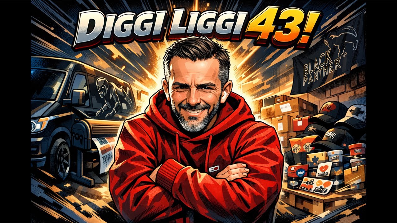 Ein Tag im Leben: Werbetechnik Black Panther x DiggiLiggi43 🖨️🔥