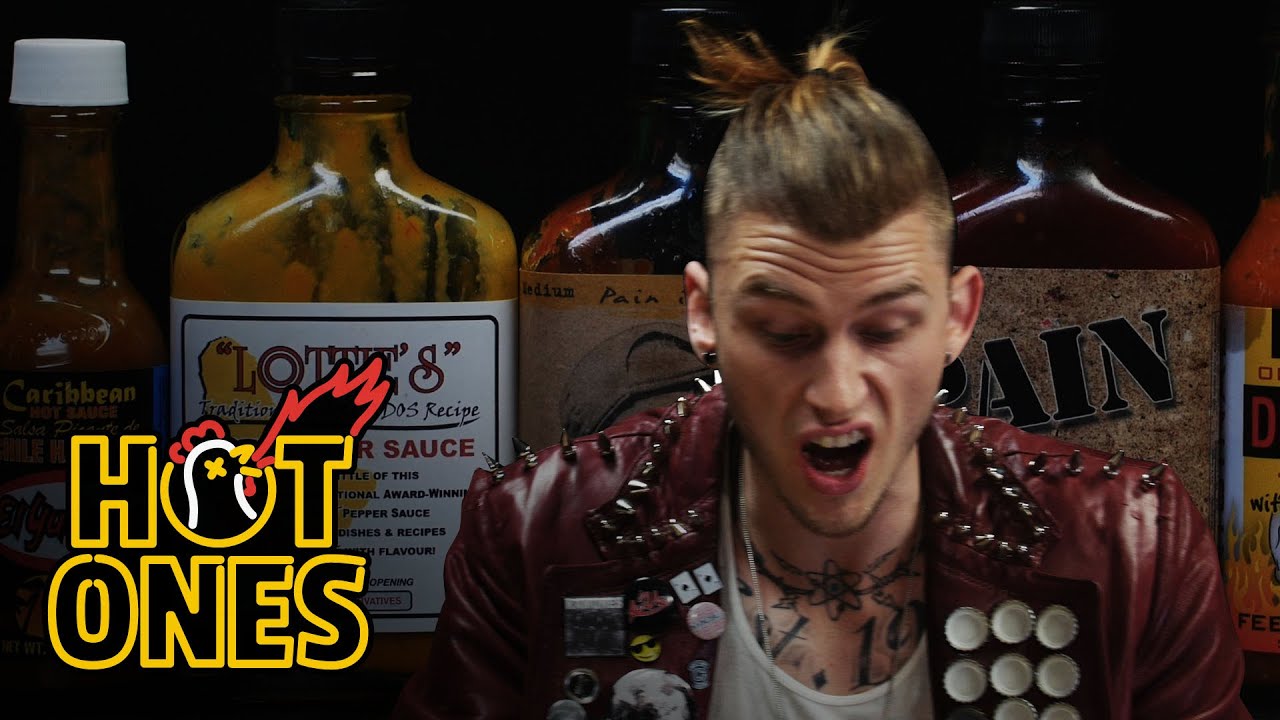 Machine Gun Kelly Talks Diddy, Hangovers, & Amber Rose While Eating Spicy Wings | Hot Ones