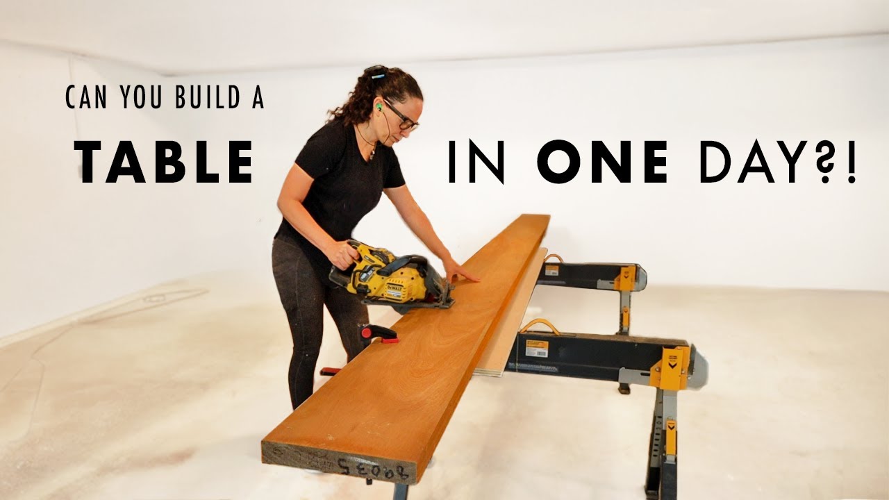 Can I Build an Outdoor Dining Table in Just 24 HOURS??