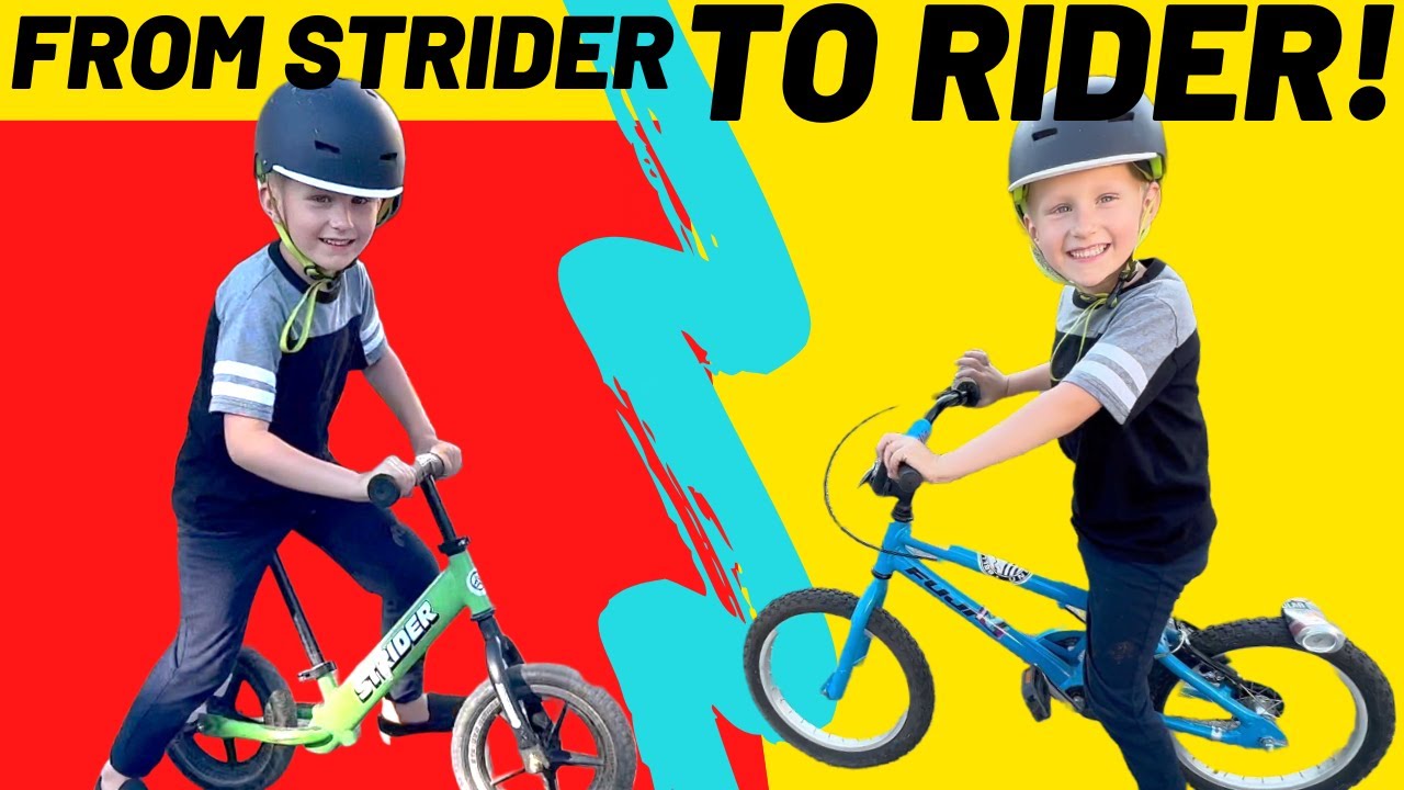 Balance bike to pedal bike How to transition