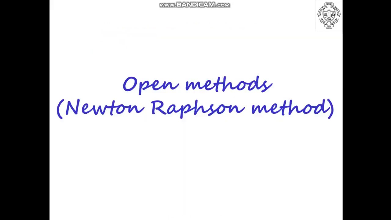 Numerical Methods Lecture 7