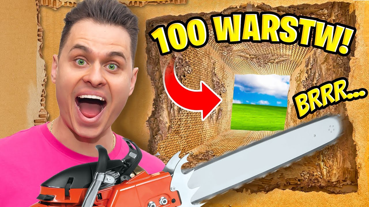 ZNISZCZ 100 WARSTW KARTON&Oacute;W, ŻEBY UCIEC!
