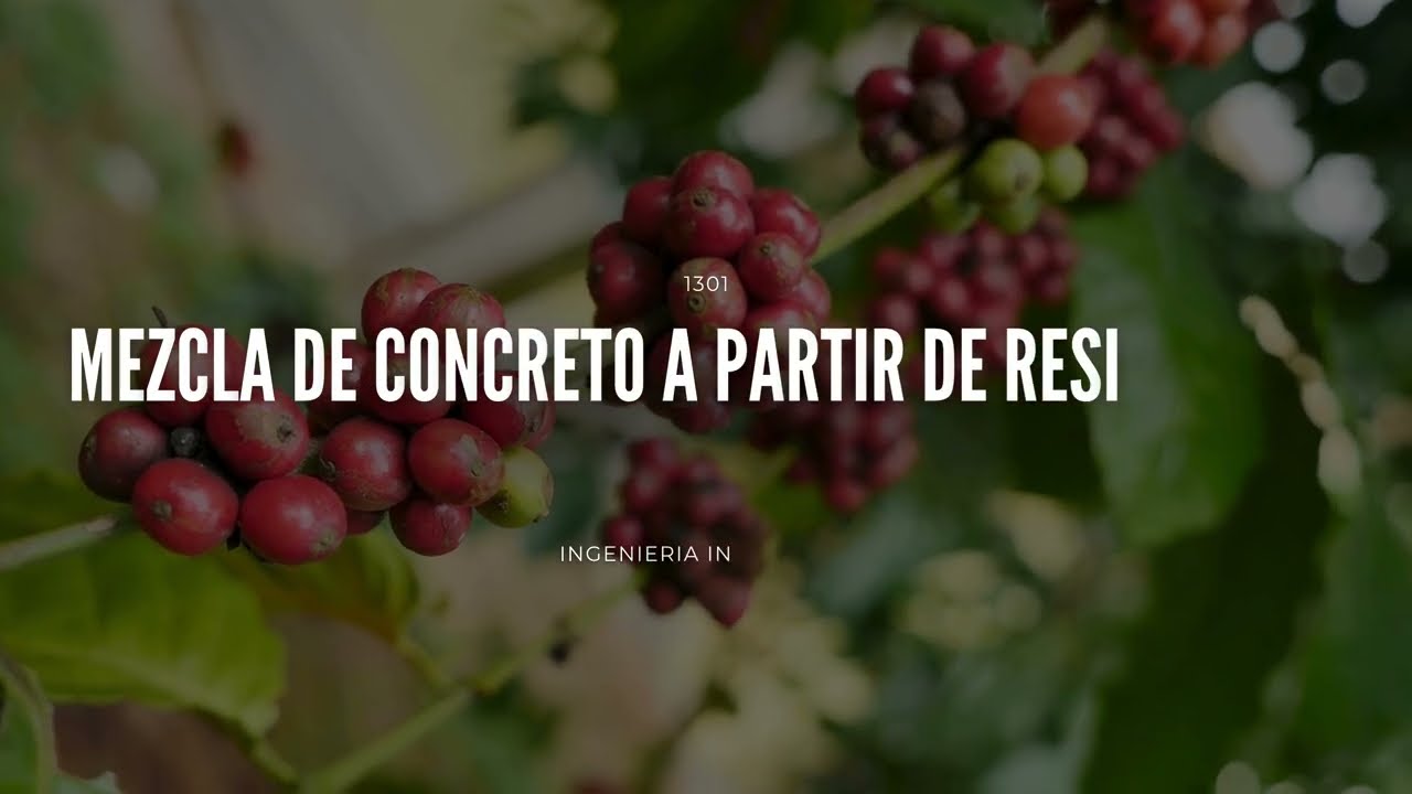 Mezcla de concreto a partir de residuos de cafe para la elaboración de ornamentos.