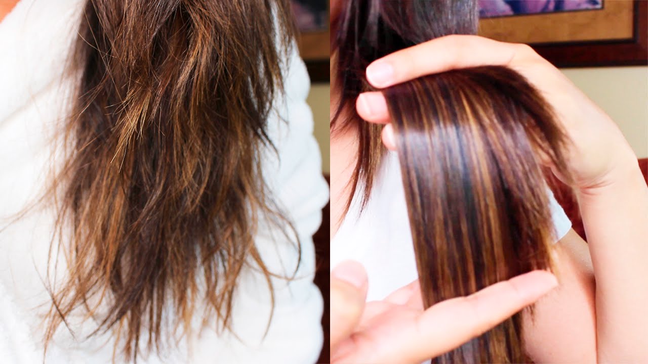 TRATAMIENTO CASERO PARA EL CABELLO SECO Y MALTRATADO- CABELLO SIN FRIZZ Y SIN PUNTAS ABIERTAS.