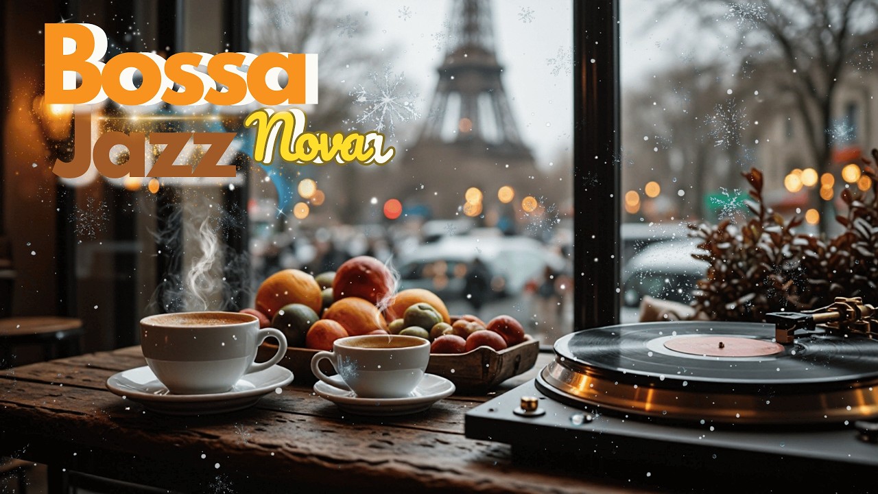 Jazz & Bossa Nova Smooth Jazz for Relaxed Study - Cafe Vibes Good Mood
