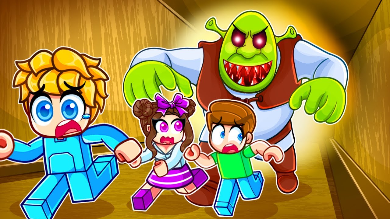 Entkomme den SHREK BACKROOMS in Roblox!
