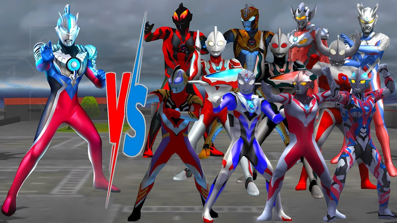 ウルトラマン ORB EMERIUM SLUGGER VS ULTRAMAN GEED BRAVE CHALLENGER, Z, ARC, BLAZAR, RIBUT, ZERO #ウルトラマン