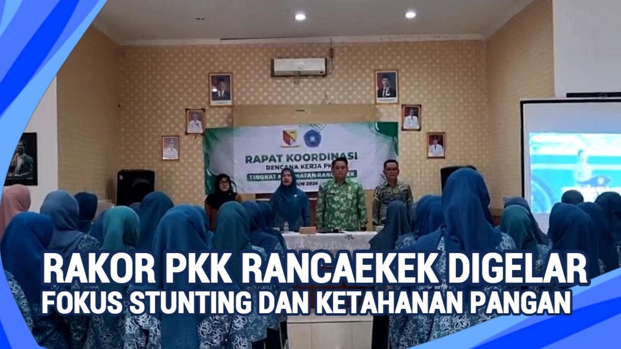 Rakor PKK Rancaekek 2026 Dibuka, Program Stunting Jadi Sorotan