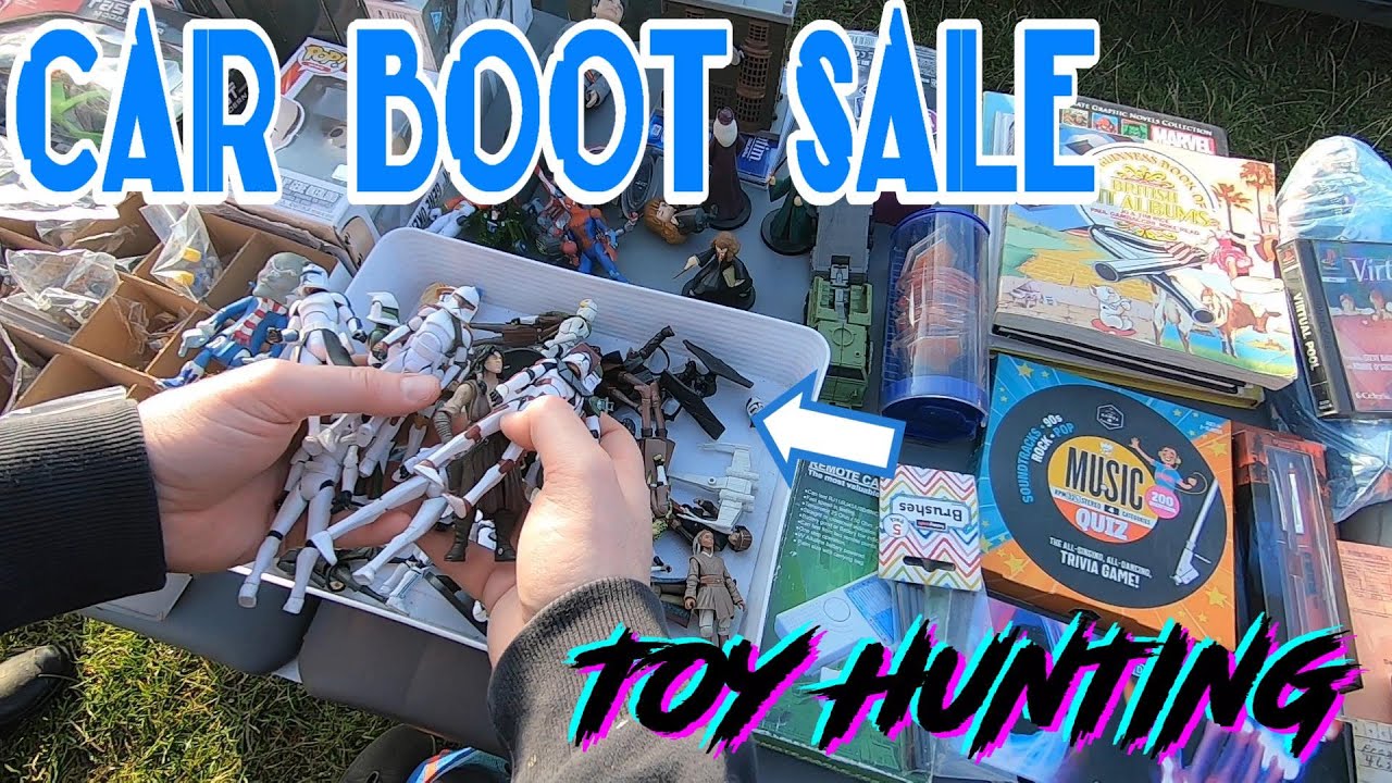 CAR BOOT SALE TOY HUNTING, SEASON COMING TO END. BUT WE'RE STILL FINDING TOYS.